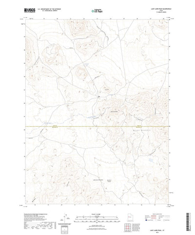 United States Geological Survey Lady Laird Peak, UT (2023, 24000-Scale) digital map