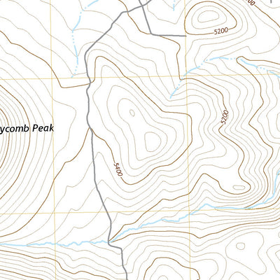 United States Geological Survey Ladycomb Peak, OR (2020, 24000-Scale) digital map