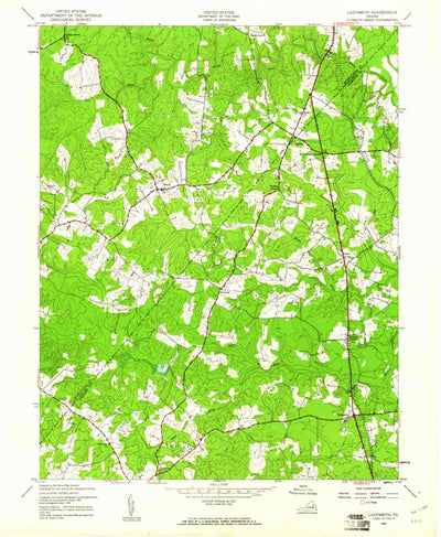 United States Geological Survey Ladysmith, VA (1942, 24000-Scale) digital map