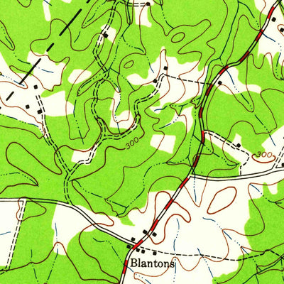 United States Geological Survey Ladysmith, VA (1942, 24000-Scale) digital map