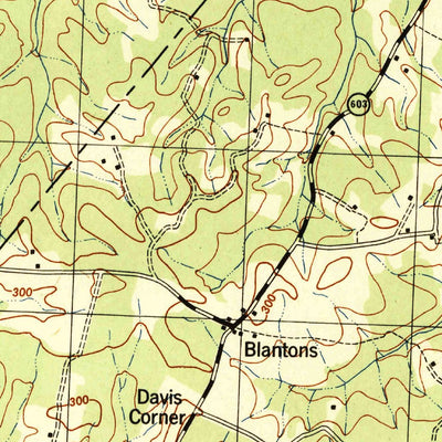 United States Geological Survey Ladysmith, VA (1942, 31680-Scale) digital map