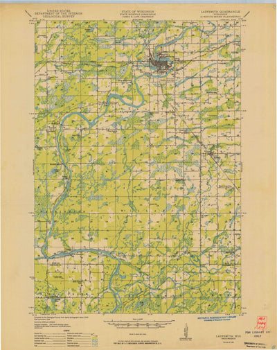 Ladysmith, WI (1950, 48000-Scale) Map by United States Geological ...