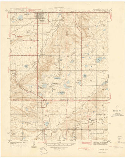 United States Geological Survey Lafayette, CO (1944, 31680-Scale) digital map