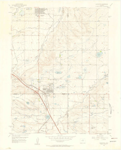 United States Geological Survey Lafayette, CO (1956, 24000-Scale) digital map