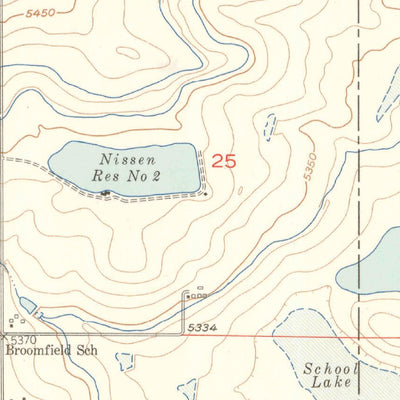 United States Geological Survey Lafayette, CO (1956, 24000-Scale) digital map