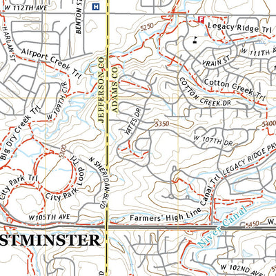 United States Geological Survey Lafayette, CO (2022, 24000-Scale) digital map