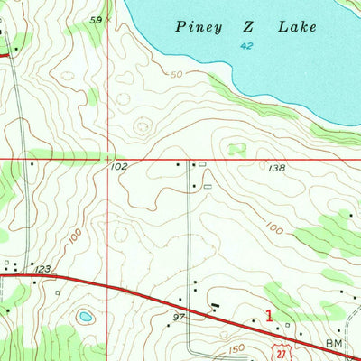 United States Geological Survey Lafayette, FL (1954, 24000-Scale) digital map