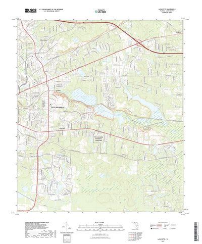 United States Geological Survey Lafayette, FL (2021, 24000-Scale) digital map