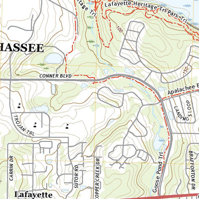 United States Geological Survey Lafayette, FL (2021, 24000-Scale) digital map