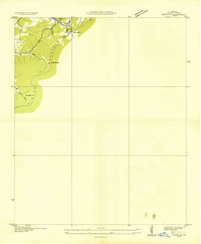 United States Geological Survey Lafayette, GA (1936, 24000-Scale) digital map