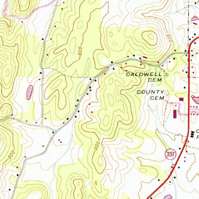 United States Geological Survey Lafayette, GA (1946, 24000-Scale) digital map