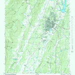 United States Geological Survey Lafayette, GA (1983, 24000-Scale) digital map