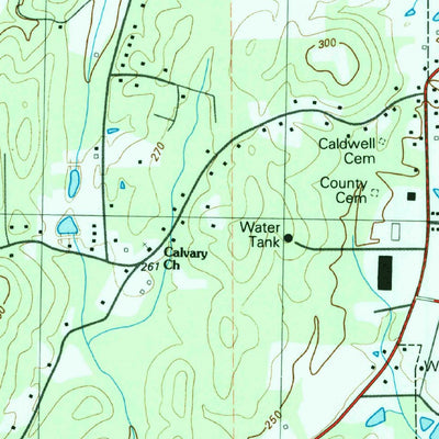 United States Geological Survey Lafayette, GA (1983, 24000-Scale) digital map