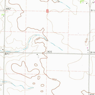 United States Geological Survey Lafayette, IA (1968, 24000-Scale) digital map