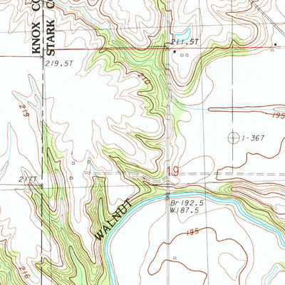 United States Geological Survey Lafayette, IL (1983, 24000-Scale) digital map