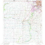 United States Geological Survey Lafayette, LA (1955, 62500-Scale) digital map