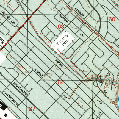 United States Geological Survey Lafayette, LA (1994, 24000-Scale) digital map