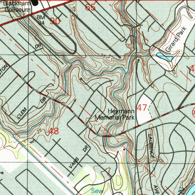 United States Geological Survey Lafayette, LA (1994, 24000-Scale) digital map