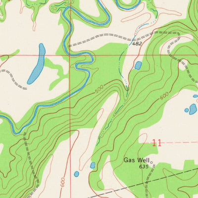 United States Geological Survey Lafayette, OK (1968, 24000-Scale) digital map
