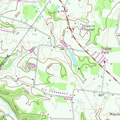 United States Geological Survey Lafayette, TN (1958, 24000-Scale) digital map