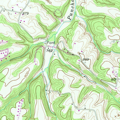 United States Geological Survey Lafayette, TN (1958, 24000-Scale) digital map