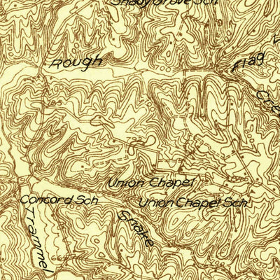 United States Geological Survey Lafayette, TN-KY (1928, 48000-Scale) digital map