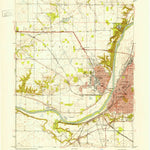 United States Geological Survey Lafayette West, IN (1950, 24000-Scale) digital map