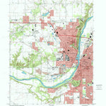 United States Geological Survey Lafayette West, IN (1998, 24000-Scale) digital map