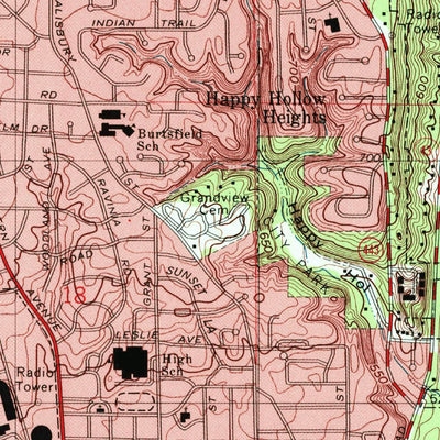 United States Geological Survey Lafayette West, IN (1998, 24000-Scale) digital map
