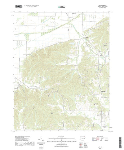 United States Geological Survey Lafe, AR (2020, 24000-Scale) digital map