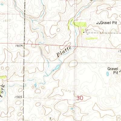 United States Geological Survey Laffey Lake, SD (1979, 24000-Scale) digital map
