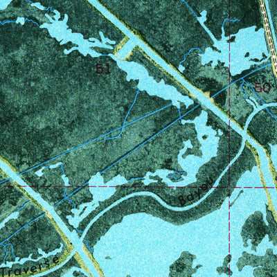 United States Geological Survey Lafitte, LA (1973, 24000-Scale) digital map