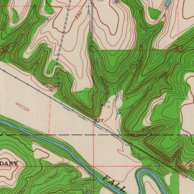 United States Geological Survey Lafontaine, KS (1963, 24000-Scale) digital map
