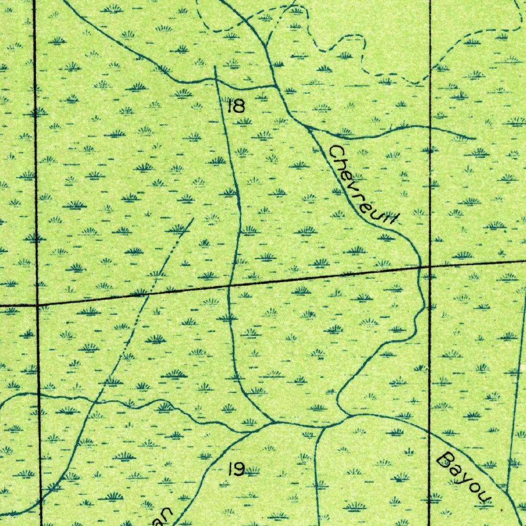 Lagan, LA (1932, 31680-Scale) Map by United States Geological Survey ...