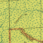 United States Geological Survey Lagan, LA (1940, 31680-Scale) digital map