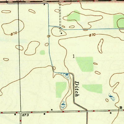 United States Geological Survey Lagrange, IN (1947, 24000-Scale) digital map