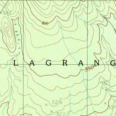 United States Geological Survey Lagrange, ME (1983, 24000-Scale) digital map