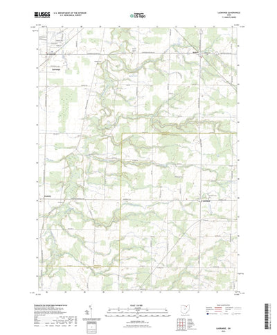 United States Geological Survey Lagrange, OH (2023, 24000-Scale) digital map