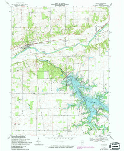 United States Geological Survey Lagro, IN (1969, 24000-Scale) digital map
