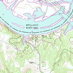 United States Geological Survey Laguardo, TN (1955, 24000-Scale) digital map