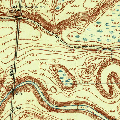 United States Geological Survey Laguna Atascosa, TX (1930, 24000-Scale) digital map