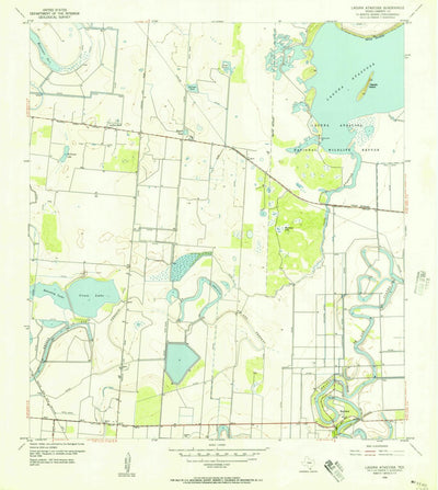 United States Geological Survey Laguna Atascosa, TX (1956, 24000-Scale) digital map
