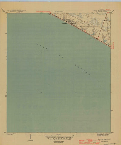 United States Geological Survey Laguna Beach, FL (1943, 31680-Scale) digital map