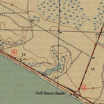 United States Geological Survey Laguna Beach, FL (1943, 31680-Scale) digital map