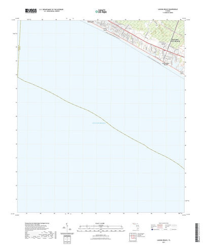 United States Geological Survey Laguna Beach, FL (2021, 24000-Scale) digital map