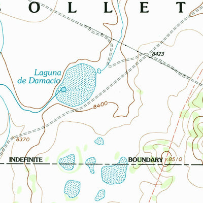 United States Geological Survey Laguna Canoneros, NM (1995, 24000-Scale) digital map