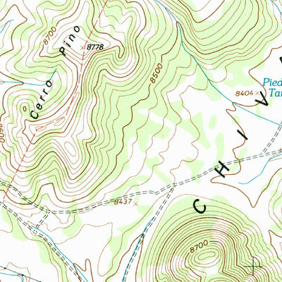 United States Geological Survey Laguna Canoneros, NM (1995, 24000-Scale) digital map