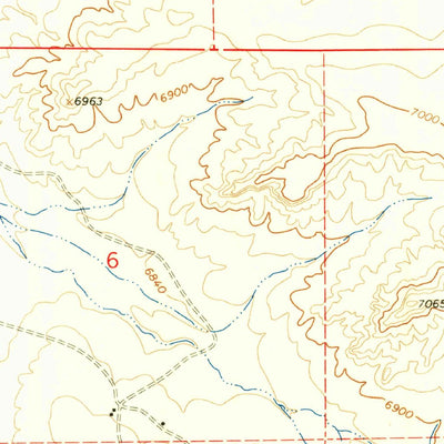 United States Geological Survey Laguna Castillo, NM (1963, 24000-Scale) digital map