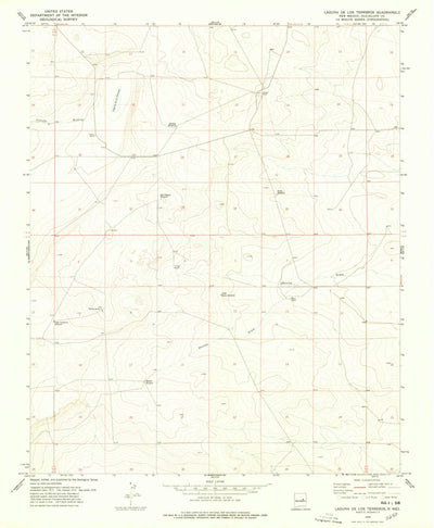 United States Geological Survey Laguna De Los Terreros, NM (1978, 24000-Scale) digital map