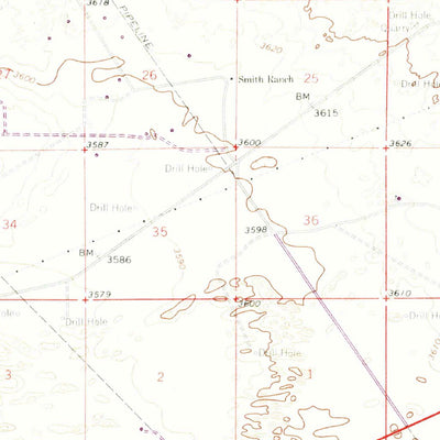 United States Geological Survey Laguna Gatuna, NM (1963, 62500-Scale) digital map